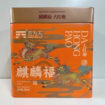 Чай Да Хун Пао Wuyi Rock Tea 500 г, ароматный улун в жестяной банке 0892 фото