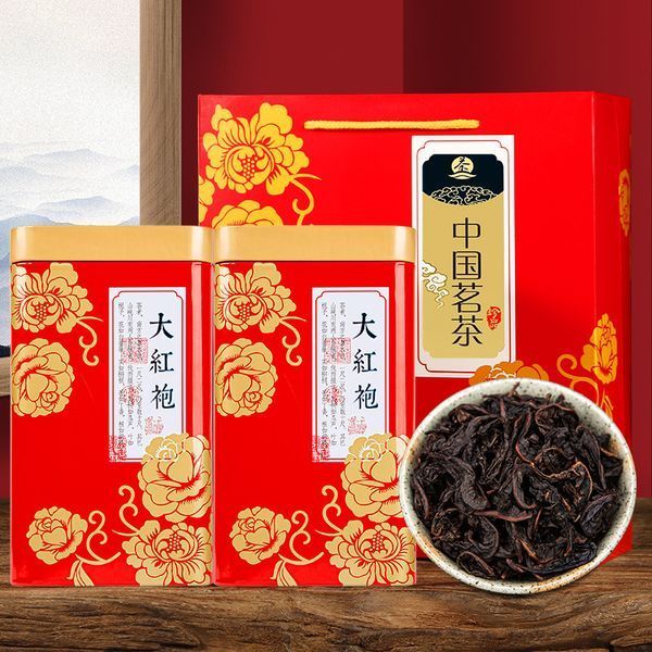 Да Хун Пао 2023 года, улун Wuyi Rock Tea, 200 г в жестяной банке, коллекционный чай 0348 фото