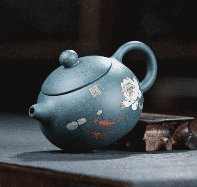 Чайник Xishi 200 мл із Ісинської глини для пуера та улуна, ручна робота, унікальний стиль 0554 фото