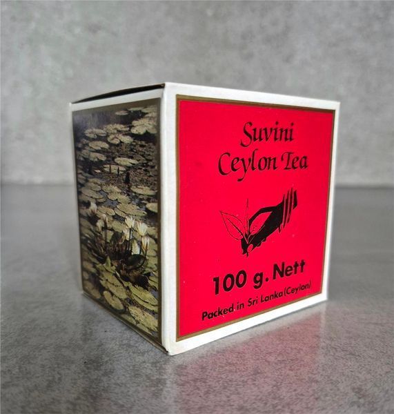 Коллекционный черный чай Suvini Ceylon tea 100 г, цейлонский чай Шри-Ланка 0915 фото