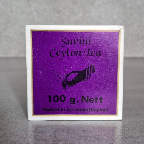 Коллекционный черный чай Suvini Ceylon tea 100 г, цейлонский чай Шри-Ланка 0915 фото