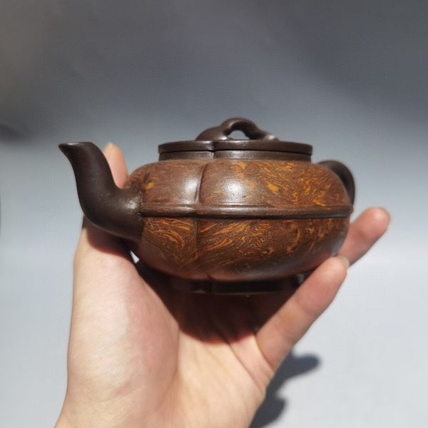 Заварник Ruyi ручной работы из исинской глины, чайник мастера Wang Yinxian 200 мл 0958 фото