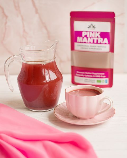 Матча рожева Pink Mantra 100 г - рідкісний порошковий чай з унікальним смаком 0386 фото